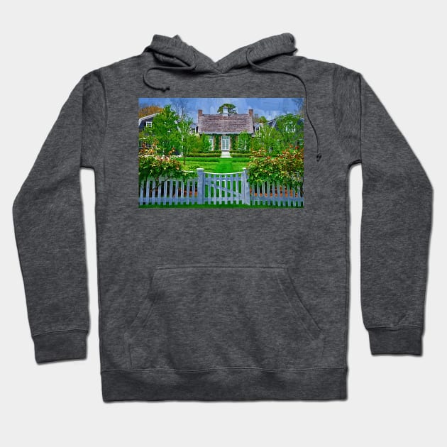 Picket Fence And Gate Hoodie by KirtTisdale